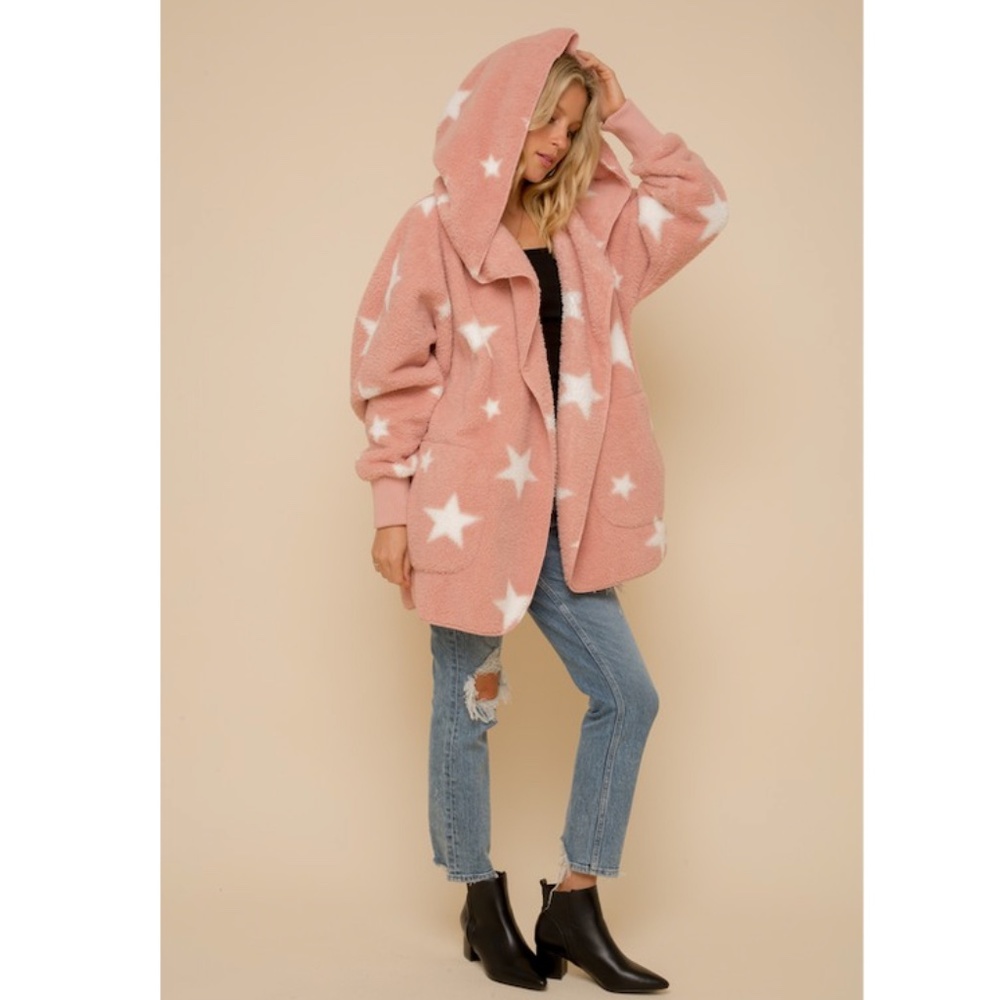 Hem & Thread Pink Star Jacket - Picture 6 of 6